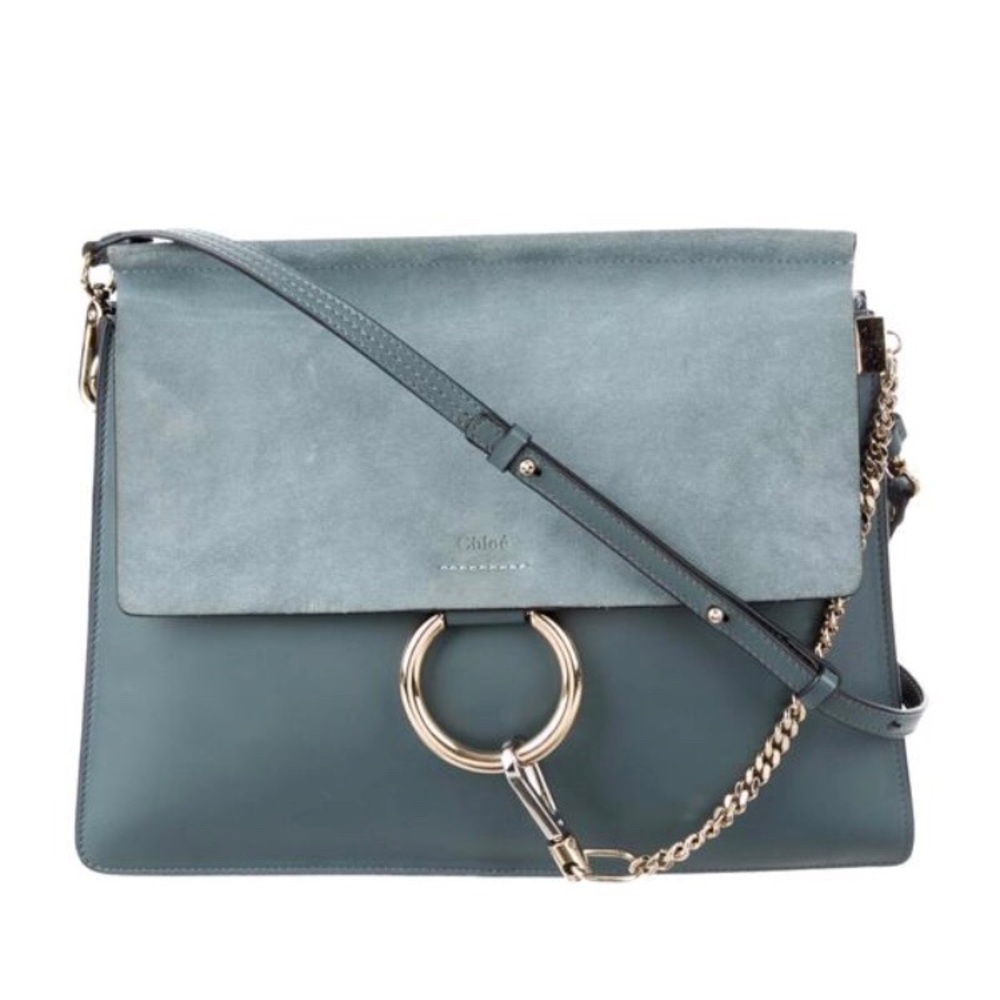 Chloe Faye medium suede shoulder bag